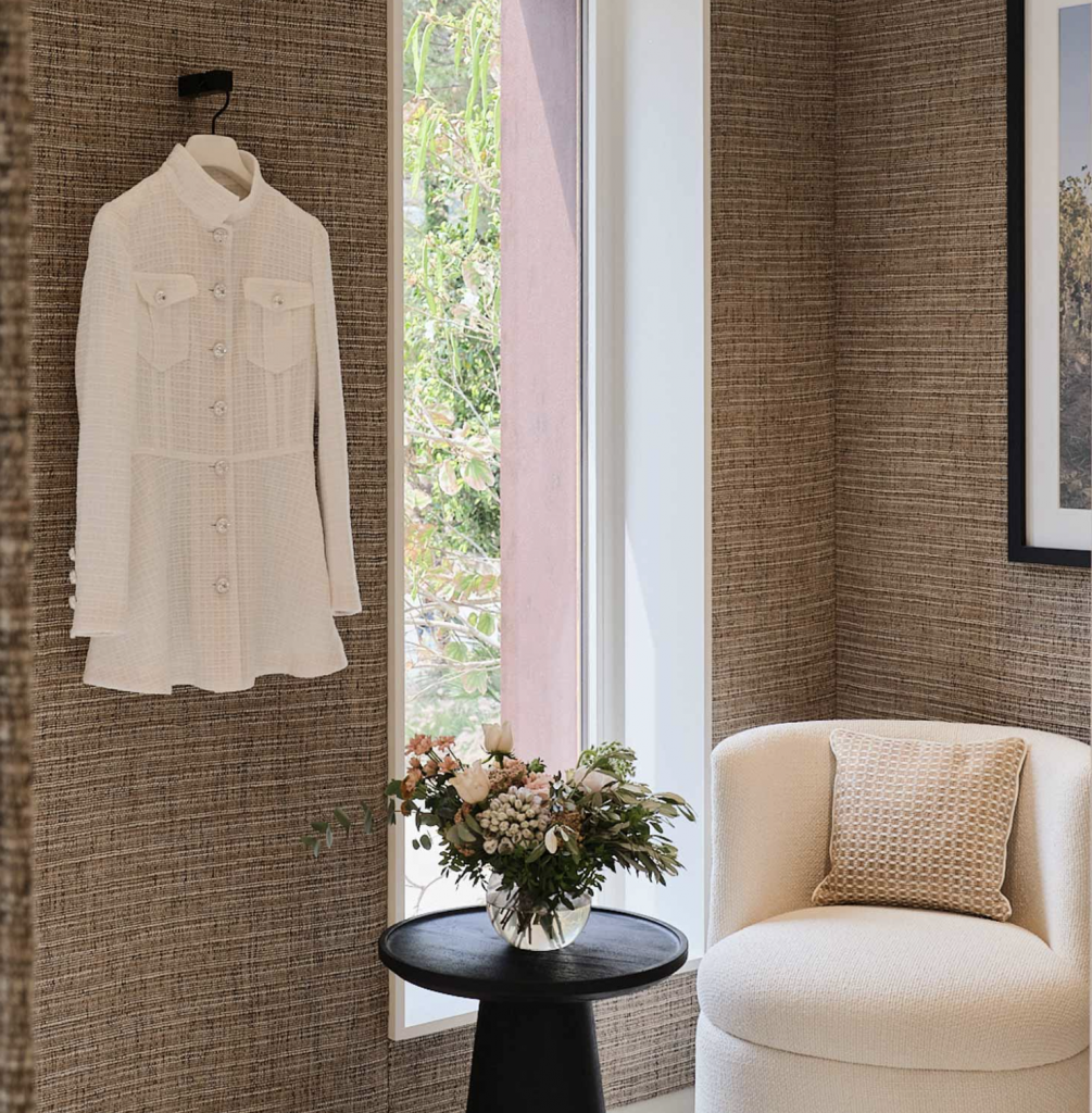 Interior de la pop-up de Chanel.